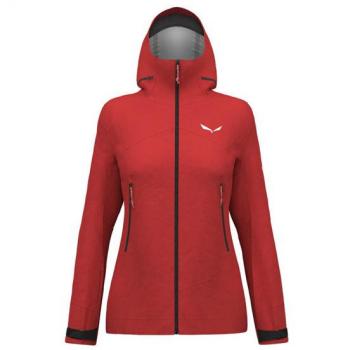 Ortles Red Orange – Chaqueta con Capucha Mujer Salewa GORE‑TEX