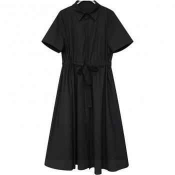 EAM Frauen Große Größe Kleid mit Revers