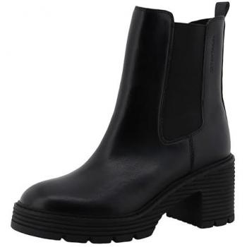 TOM TAILOR Damen Stiefelette Schwarz Gr. 36