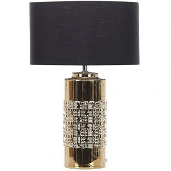 Geometric Pattern Glossy Night Light Table Lamp