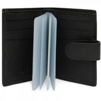 Porte-cartes cuir Amin Confort noir