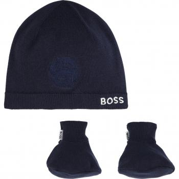 Boss módny set: čiapka + ponožky J51633 tmavomodrá