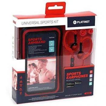 Platinet PM1070R auricular y casco Auriculares gancho de oreja Rojo