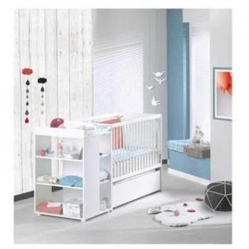 Lit Combinado ELOI 3‑en‑1 Blanco – Dimensiones 60×120 y 90×190