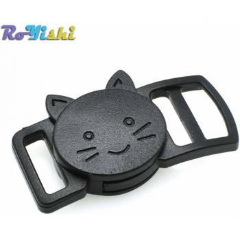 Collar Negro Paracord para Gato