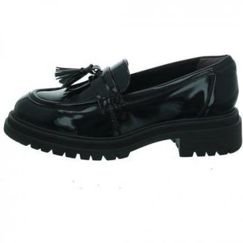 Mocasín negro de mujer Tamaris modelo 24324