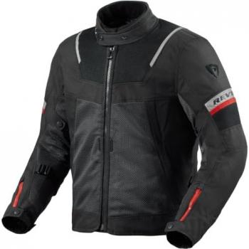 Chaqueta textil impermeable Revit Tornado 4 H2O - Negro Gris (2XL)