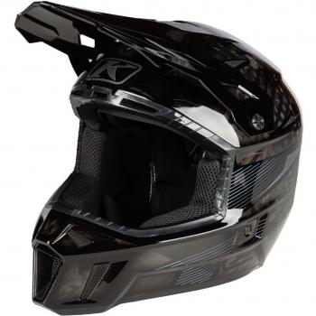 Casco KLIM F3 Carbon Pro para Cross - Carbono Negro
