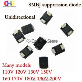 SMBJ110A, SMBJ120A, SMBJ130A, SMBJ150A, SMBJ160A, SMBJ170A, SMBJ180A, SMBJ190A, SMBJ200A 20pcs TVS Diodes