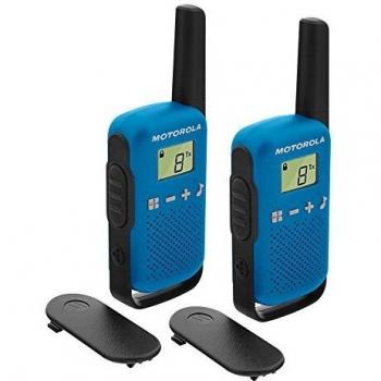 Walkie Talkie Motorola T42 - 16 Canais/5Km Azul