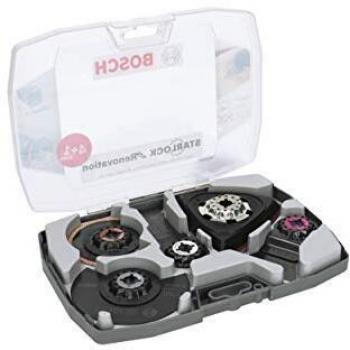 Bosch Professional Starlock 5-Piece Blade Set for Wood, Metal, and Abrasive Materials