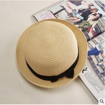 Women's Straw Fedora Hat
