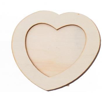 MagiDeal Holz Herz Foto Rahmen für Kunsthandwerk