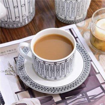 Vajilla europea de tazas de té y café de grado superior