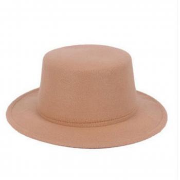 Chapeau Fedora Unisexe Vintage à Large Bord