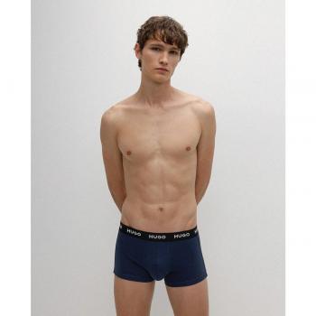 HUGO Paquet de 3 Boxers Logo Marine XL