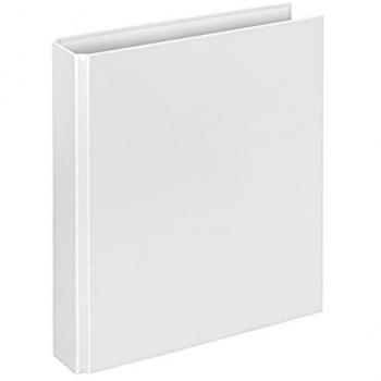 Ringbuch Basic A5 PP kaschiert 4-D-Ring-Mechanik 25mm weiß