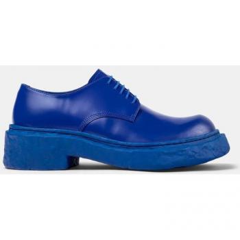 Café Noir – Mocassin Unisexe Bleu Cuir Lisse 37