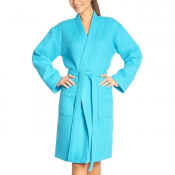 Vossen Damen Bademantel Rom, Einfarbig, M (40/42)