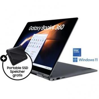 Samsung 2-in-1 Notebook / Tablet Galaxy Book4 360 39.6 cm (15.6 Zoll) Full HD IntelÂ® Coreâ¢ 5 Core