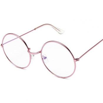 Retro Round Glasses for Men and Women - Optical Frames with Clear Lens