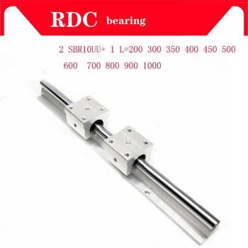 SBR10 Linear Guide Rail with 2 SBR10UU Blocks (300-700mm)