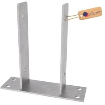 GeZu Impex Elevated Base Post Support 101×200 mm, Galvanized