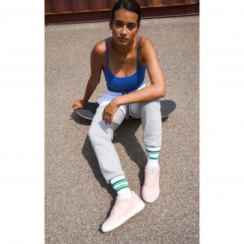 Scarpe Sportive Basse Z80 in Pelle Morbida Rosa