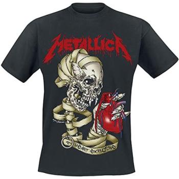Metallica Heart Explosion Tee – Black, Size Small (Men’s)