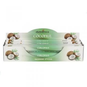 Bastoncini di incenso al cocco Elements (6 pacchi) One Size verde