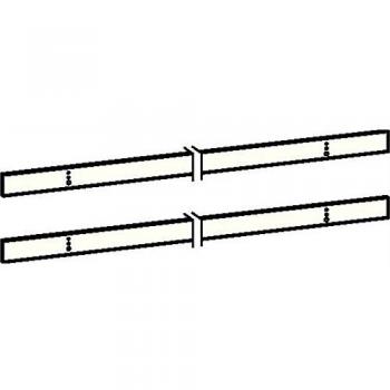 Set Piastra Montaggio per Serratura a Scorrimento G-SR FL White 9016 Dormakaba