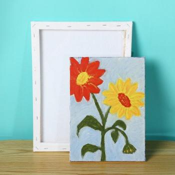 Pintura de acuarela artesanal