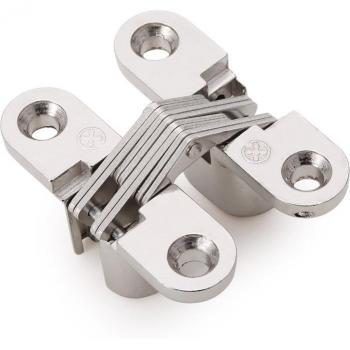180 Degree Invisible Hinge Zinc Alloy Nickel Color Folding Door Soss Hinge