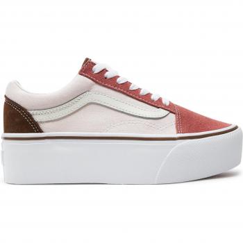 Vans Old Skool Plataforma Rosa para Dama