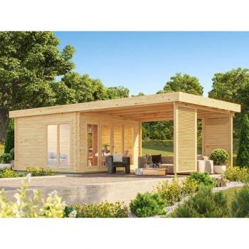Fjordholz Pultdach Gartenhaus Carlise 44