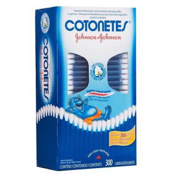 Cotonetes Johnson & Johnson - 300 Unidades