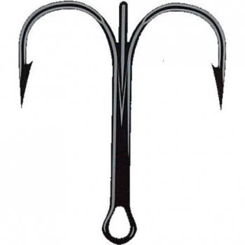 Hameçon VMC Triples Ronds 8540 BK – Taille 6