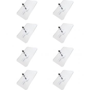 Nail-Free 8-Piece Adhesive Wall Hook Set – Bathroom, Kitchen & Living Room