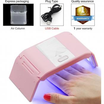 LKE 24W USB Foldable Nail Art Lamp