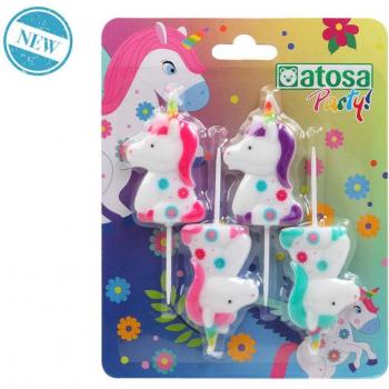 Transparent Unicorn Light Candles