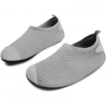 L-RUN Kids Aqua Shoes, Grey, Size EU 26-27 (for sizes 8.5-9)