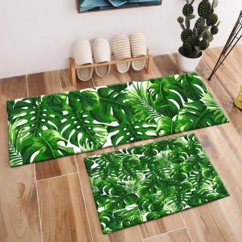 Alfombra Infantil de Hojas de Monstera