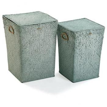 Korbset Versa Grün “Algen‑Eleganz” – 2 Einheiten – 35 × 50 × 35 cm