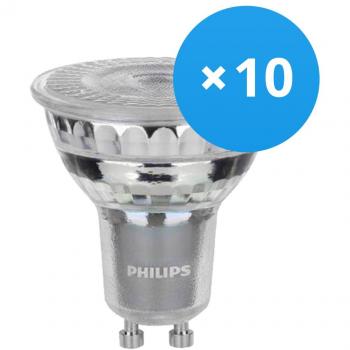 Philips MASTER Value LEDspot GU10 PAR16 6.2W Dimmable 575lm 36D Multipack (10x)