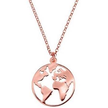 Collar de Plata con Baño de Oro Rosa para Mujer