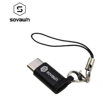 Sovawin Typ-C Adapter mit Schlüsselanhänger für Macbook