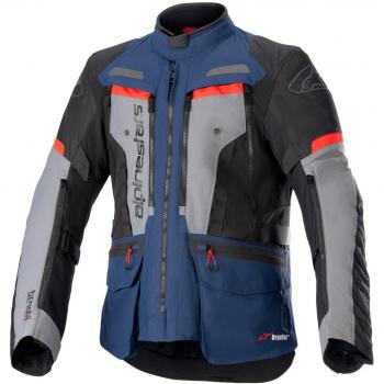 Alpinestars Chaqueta de Moto STELLA Bogota' Pro Drystar Azul Oscuro-Negro-Rojo Brillante
