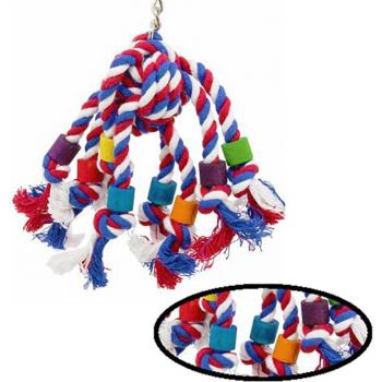 Durable Hanging Rope Bird Training Toy