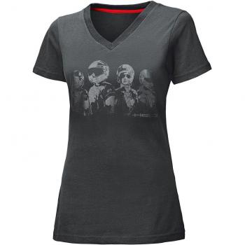Held Be Heroic Damen T-Shirt – Design „Face“ schwarz, Größe L