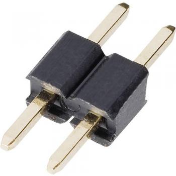 TRU Components Standard Pin Header, 1 Row, 4 Pins per Row